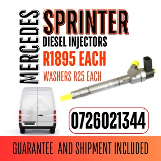 Mercedes Sprinter diesel injectors for sale