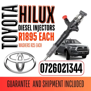 Toyota Hilux diesel injectors for sale