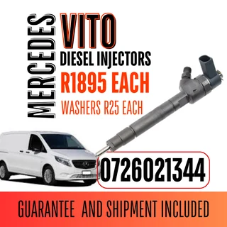 Mercedes Vito diesel injectors for sale