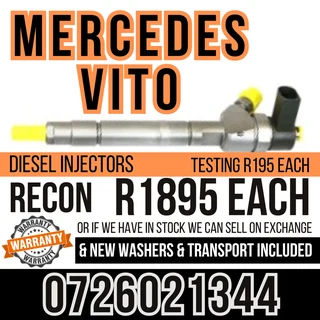 Mercedes Vito Diesel Injectors for sale