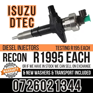 Isuzu Dtec Diesel Injectors for sale