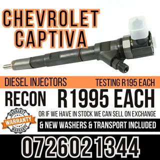 Chevrolet Captiva Diesel Injectors for sale