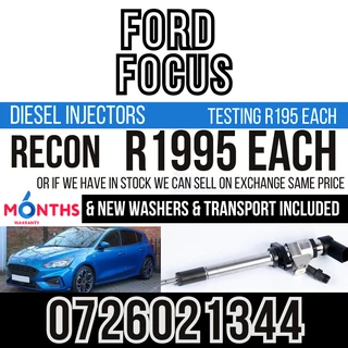 Ford Focus diesel injectors for sale