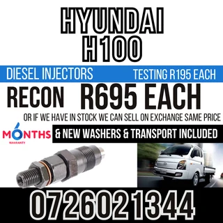 Hyundai H100 diesel injectors for sale