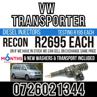 VW Transporter diesel injectors for sale