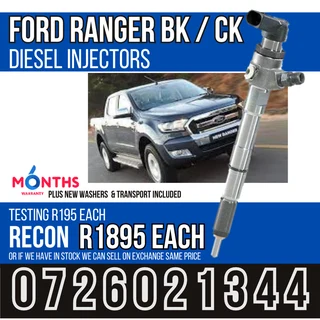 Ford Ranger BK / CK diesel injectors for sale