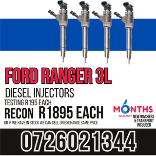 Ford Ranger 3L diesel injectors for sale