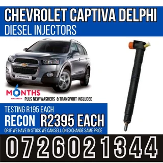 Chevrolet Captiva Delphi Diesel Injectors for sale
