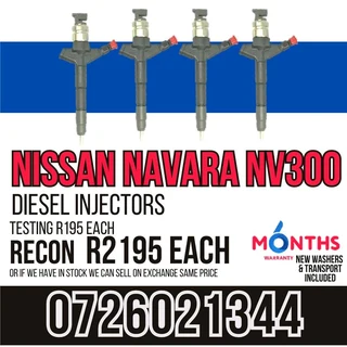 Nissan Navara NV300 Diesel Injectors for sale