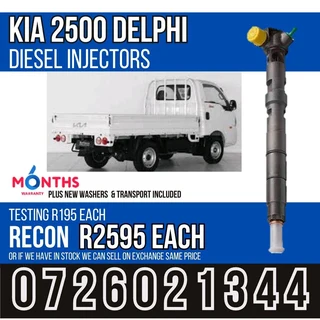 Kia 2500 delphi Diesel Injectors for sale