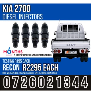 KIA 2700 Diesel Injectors for sale