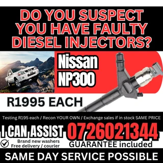 Nissan NP300 Diesel Injectors for sale