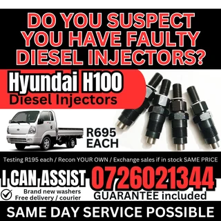 Hyundai H100.Diesel Injectors for sale