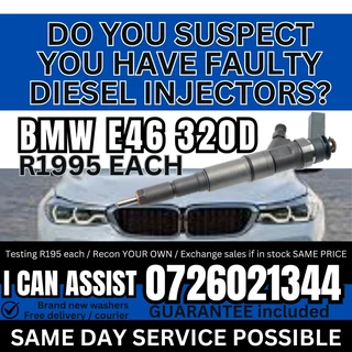 BMW E46 320d diesel injectors for sale