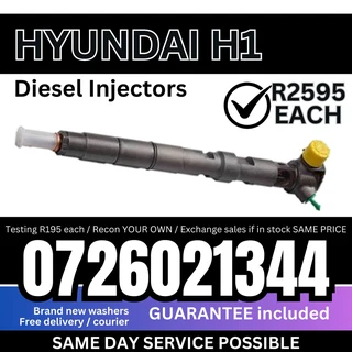 Hyundai H1 diesel injectors for sale