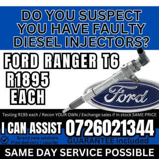 Ford Ranger T6 diesel injectors for sale