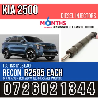 Kia 2500 diesel injectors for sale