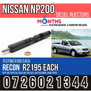 Nissan NP200 diesel injectors for sale