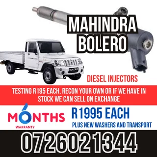 Mahindra Bolero diesel injectors for sale