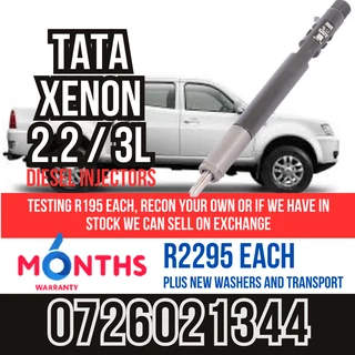 TATA Xenon 2.2 / 3L diesel injectors for sale