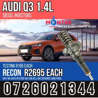 Audi Q3 1.4L diesel injectors for sale