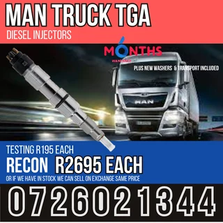 MAN Truck TGA diesel injectors for sale