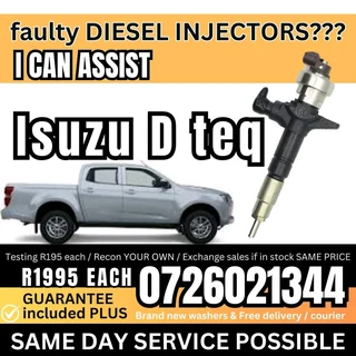 Isuzu D teq Diesel Injectors for sale