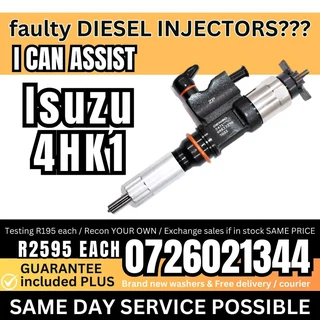 Isuzu 4HK1 Diesel Injectors for sale