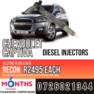 Chevrolet Captiva Diesel Injectors for sale