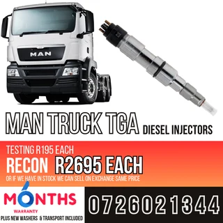 Man Truck Tga Diesel Injectors For Sale