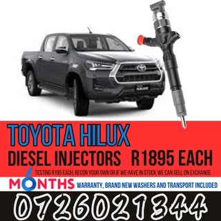 Toyota Hilux Diesel Injectors for sale