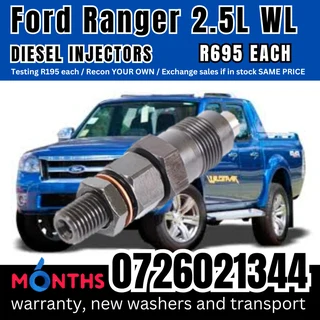 Ford Ranger 2.5L WL diesel injectors for sale