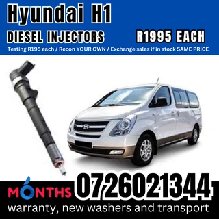 Hyundai H1 diesel injectors for sale