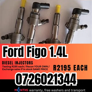 Ford Figo 1.4L diesel injectors for sale