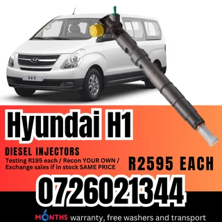Hyundai H1 diesel injectors for sale