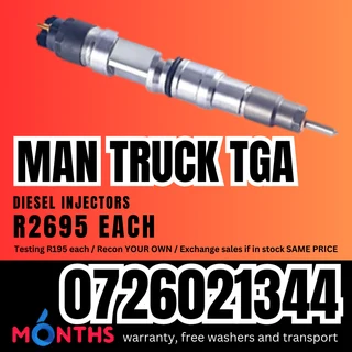 MAN Truck TGA diesel injectors for sale