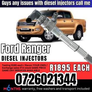 Ford Ranger diesel injectors for sale