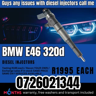 BMW E46 320d diesel injectors for sale