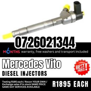 Mercedes Vito.Diesel Injectors for sale