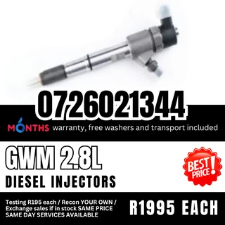 GWM 2.8L Diesel Injectors for sale