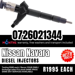 Nissan Navara Diesel Injectors for sale