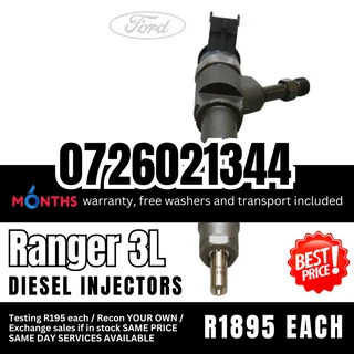 Ford Ranger 3L Diesel Injectors for sale