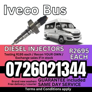 Iveco Bus diesel injectors for sale