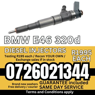 BMW E46 320d diesel injectors for sale