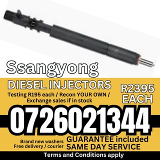 Ssangyong diesel injectors for sale