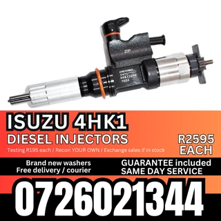 Isuzu 4HK1 diesel injectors for sale
