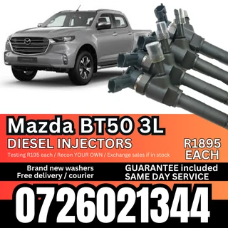 Mazda BT50 3L diesel injectors for sale