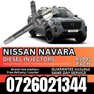 Nissan Navara diesel injectors for sale