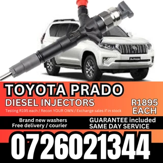 Toyota Prado diesel injectors for sale