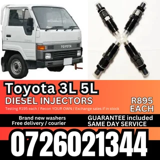 Toyota 3L 5L diesel injectors for sale
